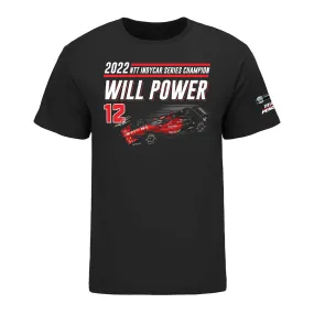 2022 NTT INDYCAR SERIES Champion Will Power T-Shirt