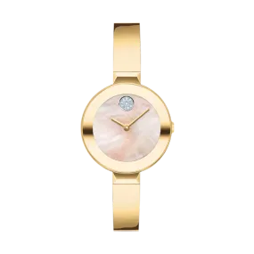 28mm Bold Bangle with Mother of Pearl Dial