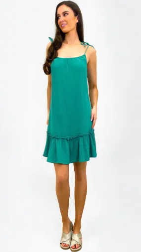 4-A0748 Lania Green Singlet Dress