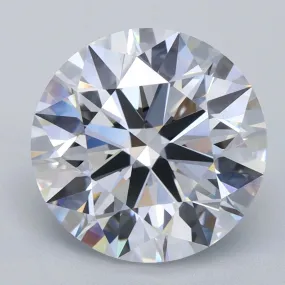 4.08-Carat Round Shape Lab Grown Diamond