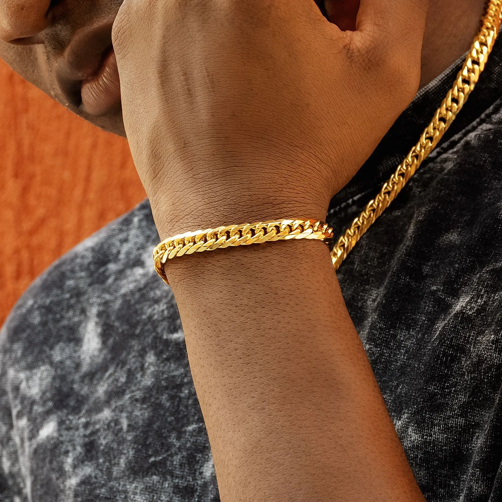 6-Sided | 8mm Miami Cuban Link Bracelet KRKC