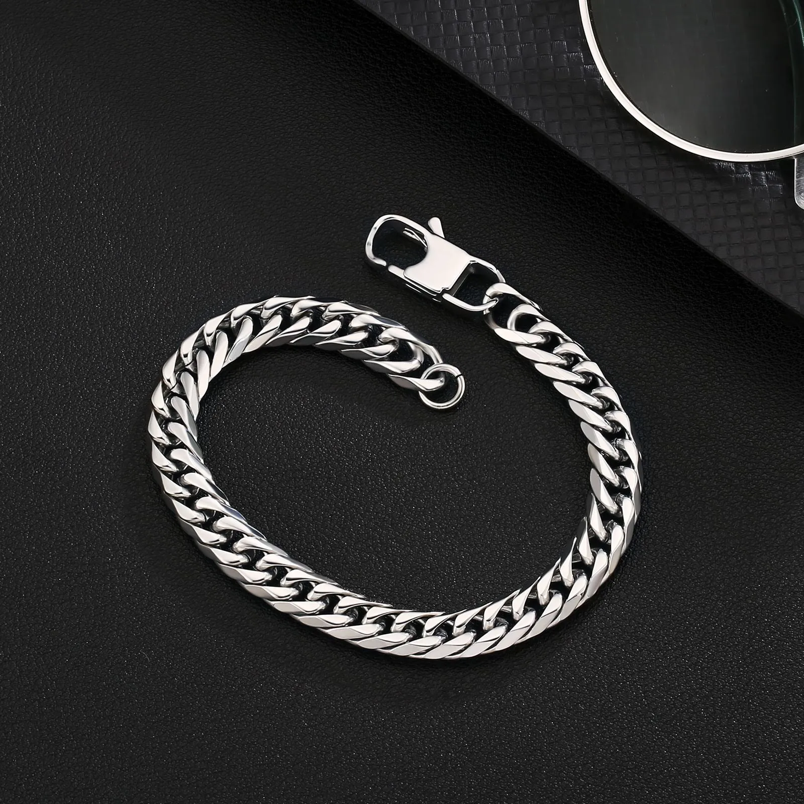 6-Sided | 8mm Miami Cuban Link Bracelet KRKC