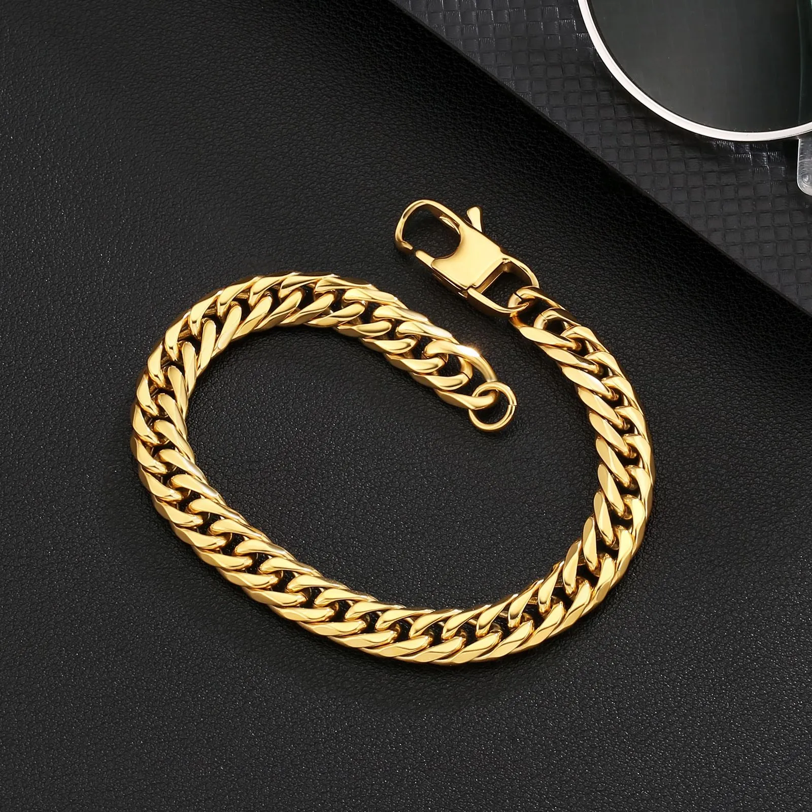 6-Sided | 8mm Miami Cuban Link Bracelet KRKC