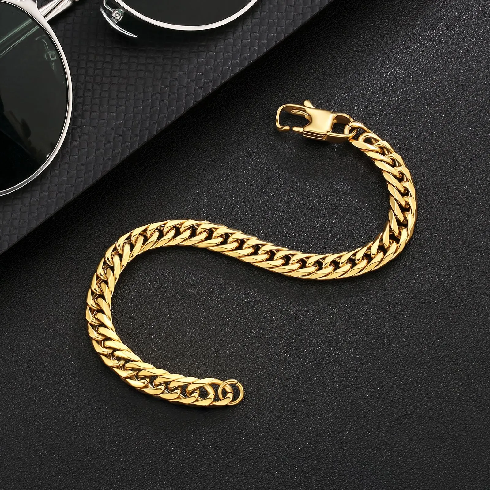 6-Sided | 8mm Miami Cuban Link Bracelet KRKC