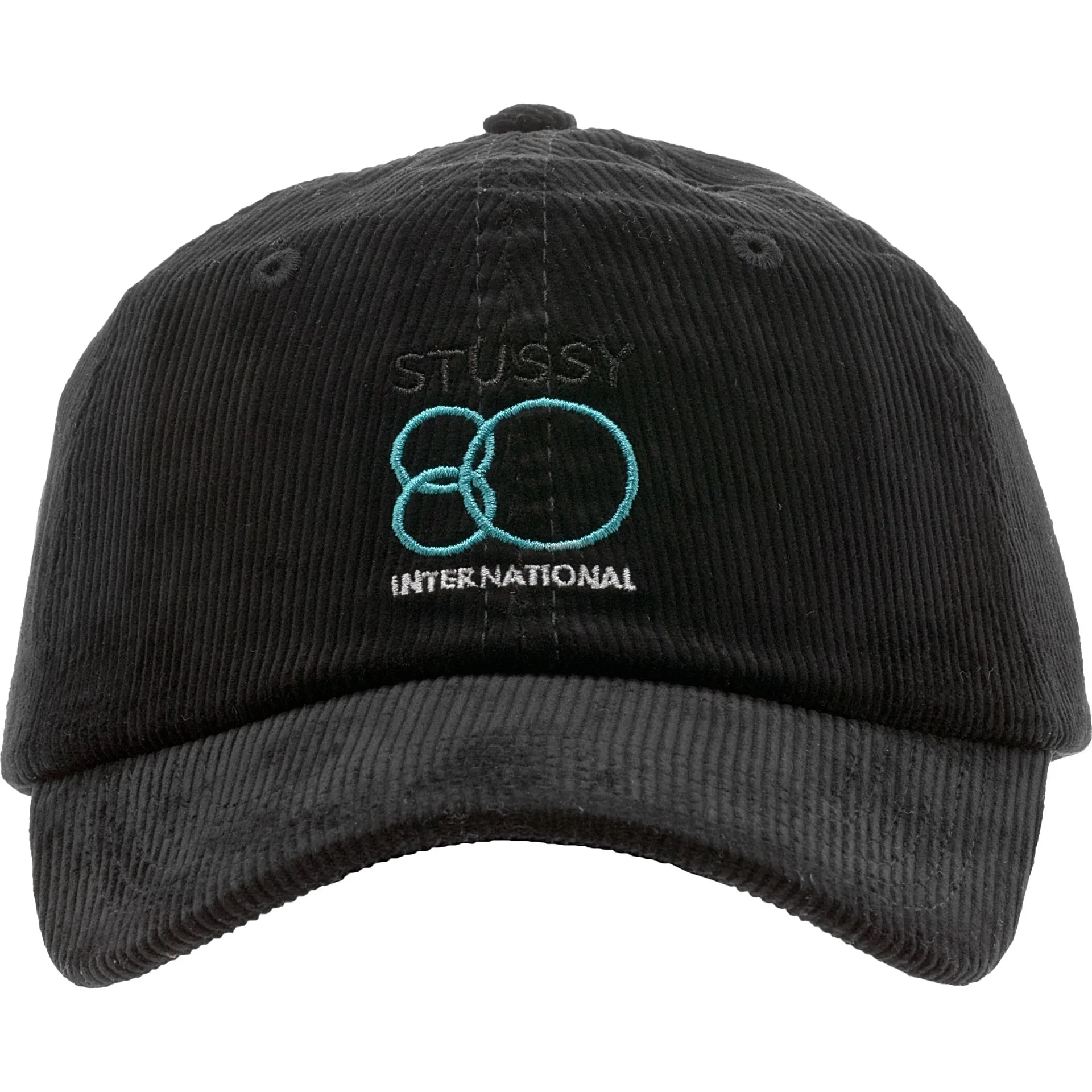 80 International Strapback Hat - Black