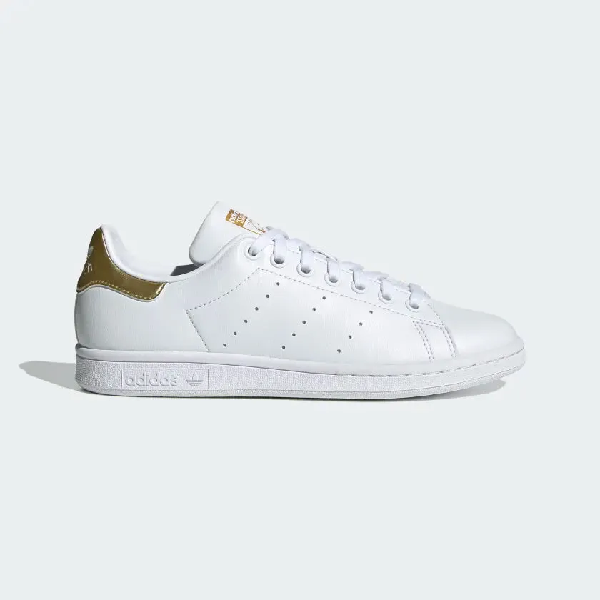 Adidas - Women's Stan Smith White/Gold Metallic G58184