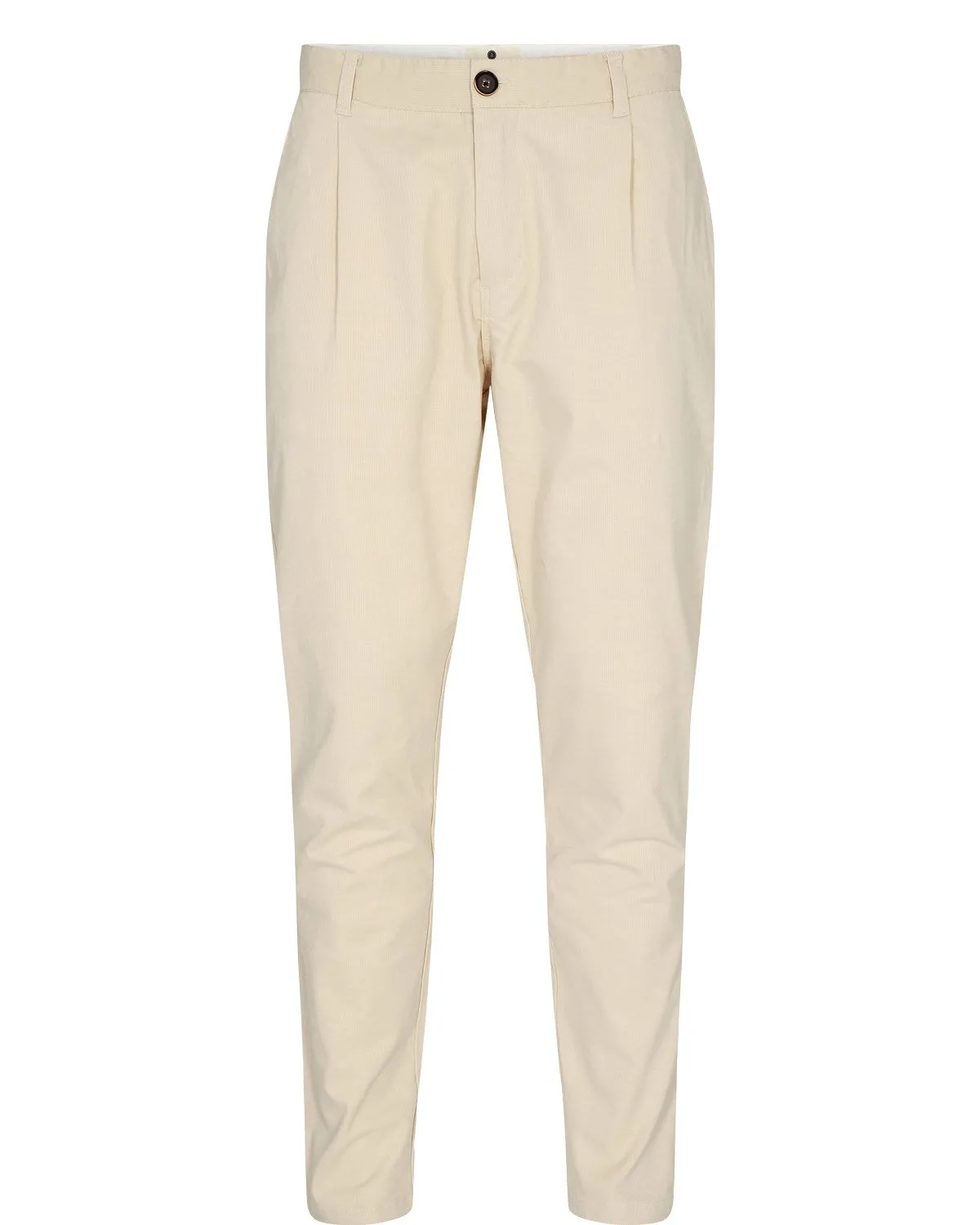 AKJULIUS COTTON PLEAT PANT - Brown Rice