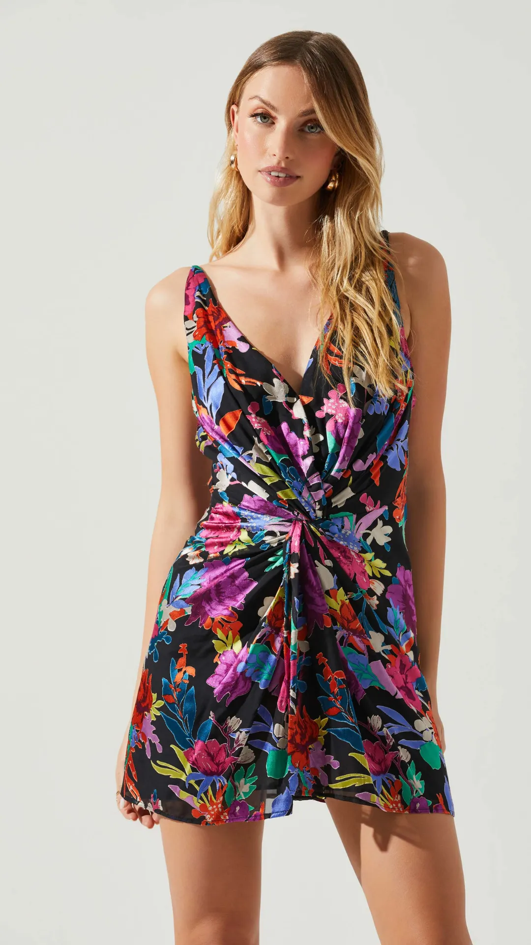 ALIVIA MINI DRESS - FLORAL