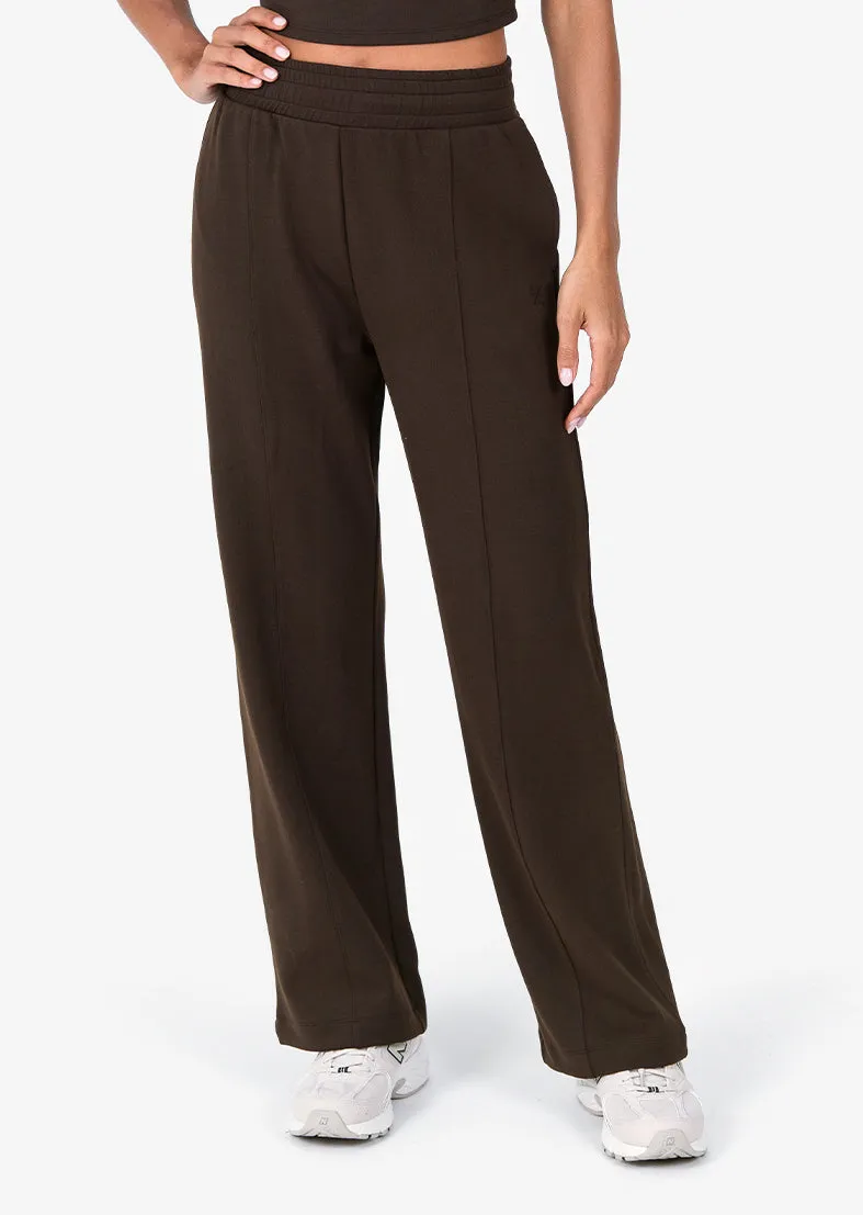 All-Around Lounge Wide Leg Trouser Coffee