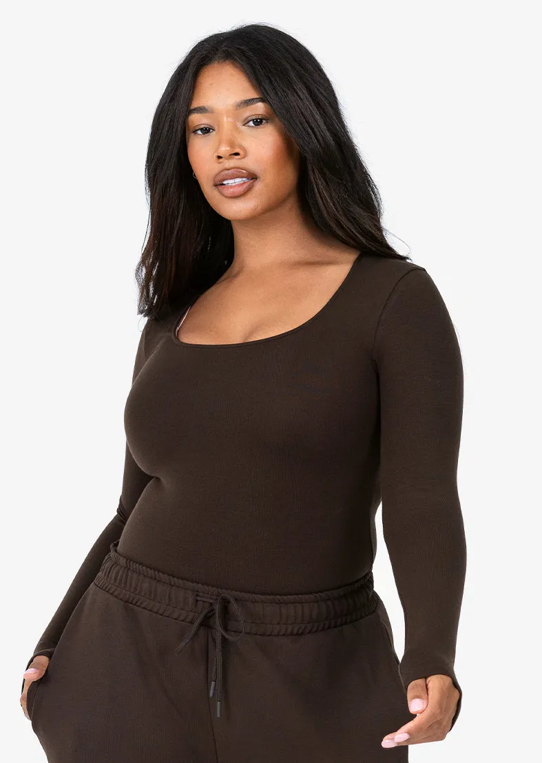 All-Around Lounge Wide Leg Trouser Coffee