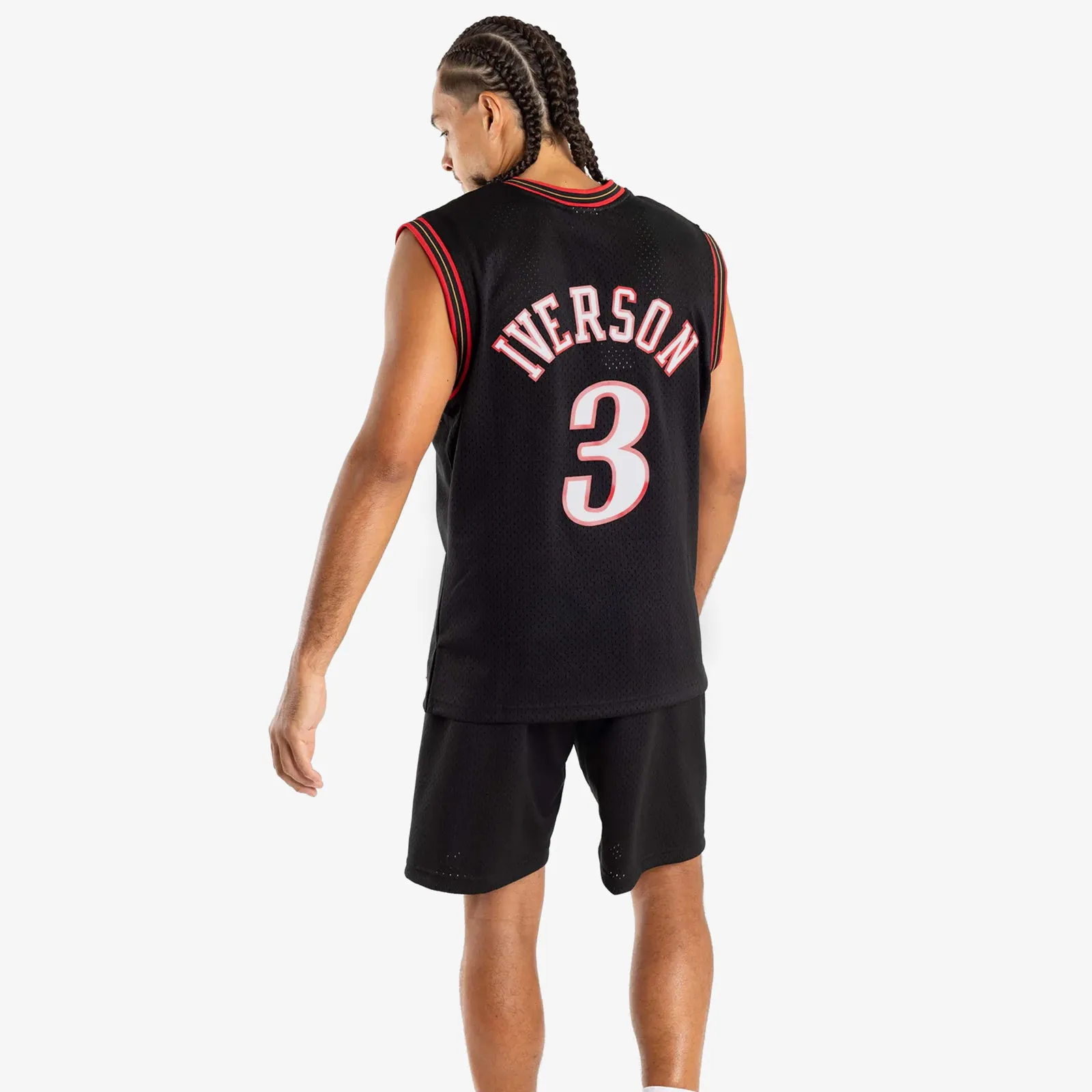 Allen Iverson Philadelphia 76ers 00-01 HWC Swingman Jersey - Black