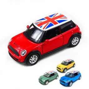 Alloy Car Toy Vehicles Kids Mini Model Toy Pull Back Car Metal Diecast Vehicle Door Open Classic Cars Christmas Gift