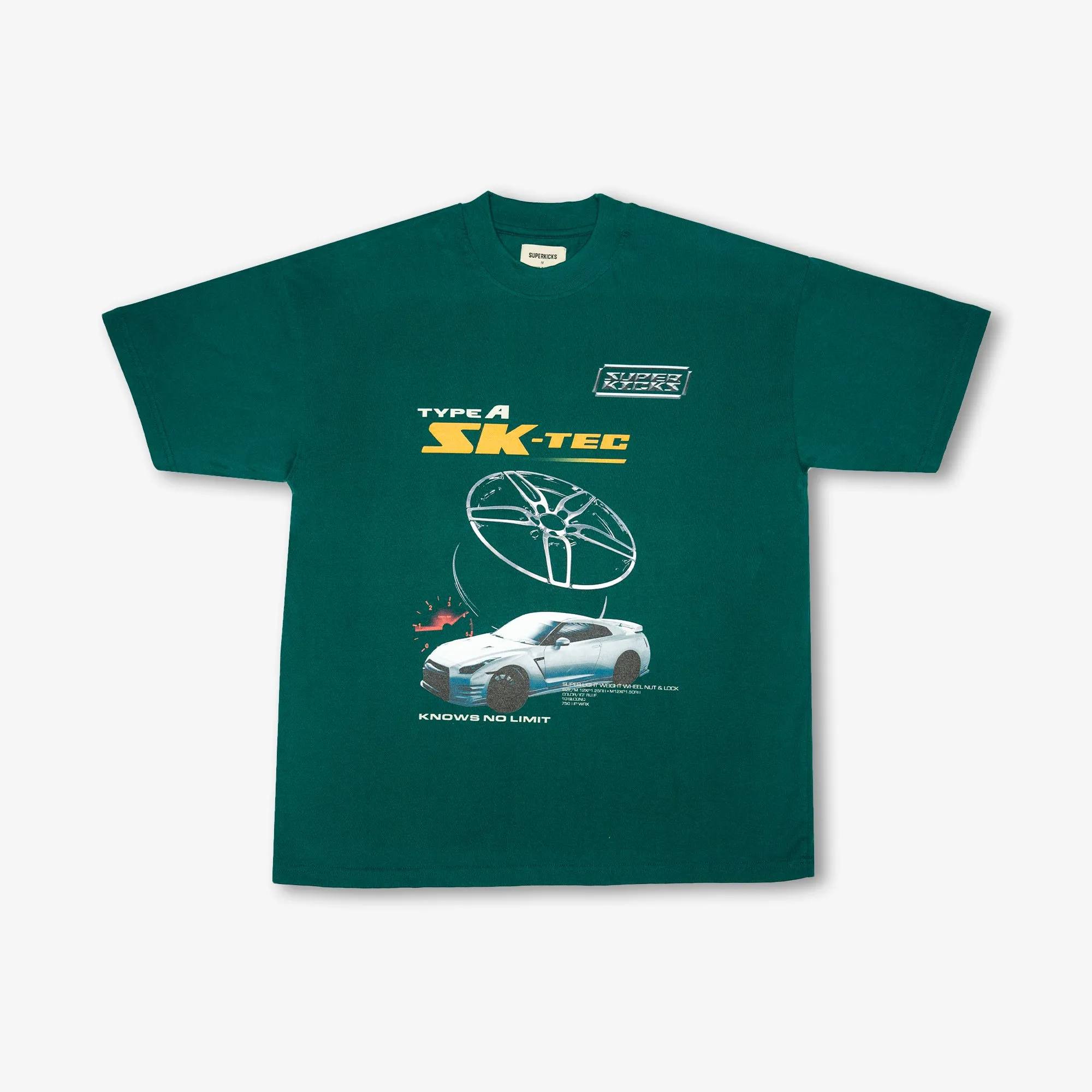 ALLOY WHEELS TEE 'DARK GREEN'