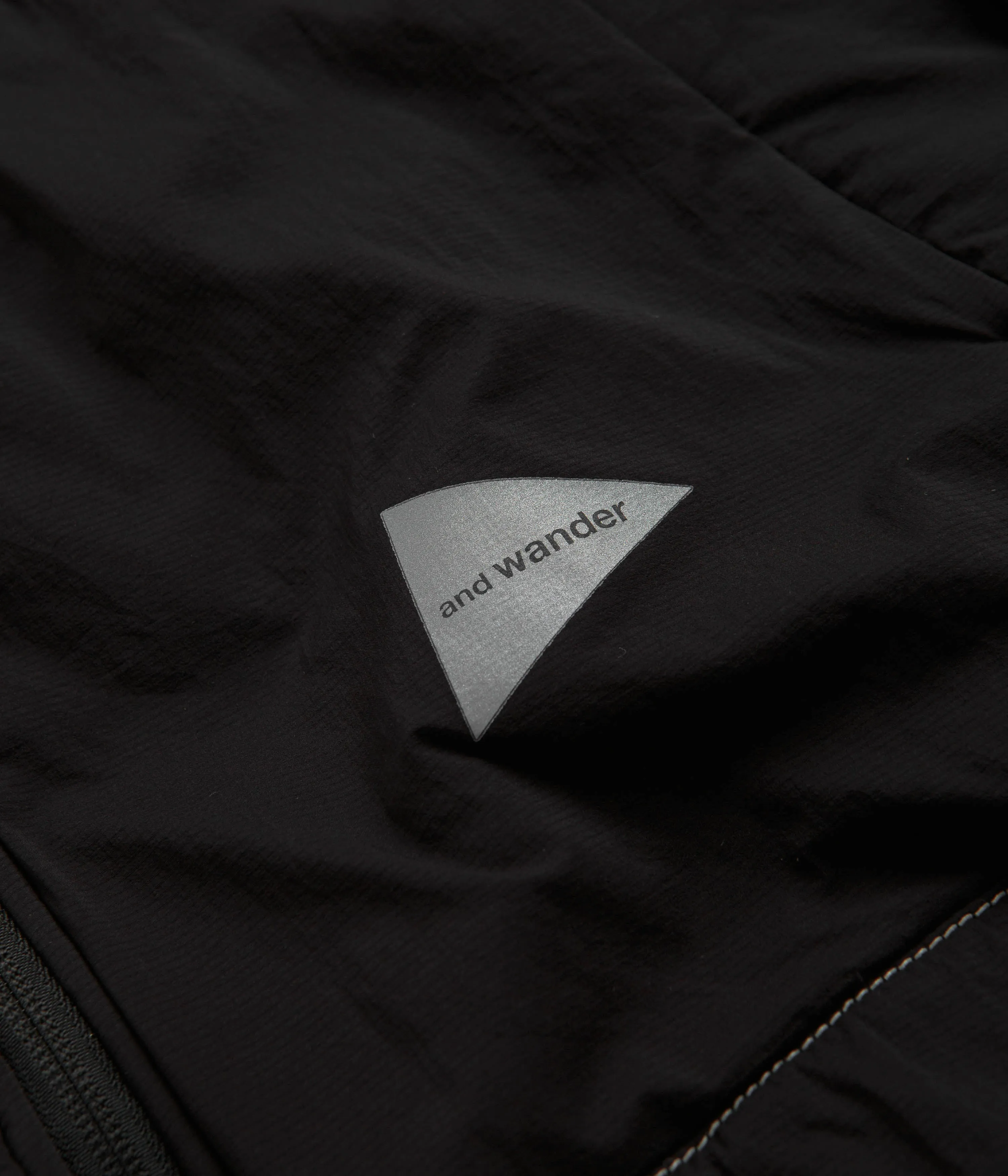 and wander Alpha Air Hoodie - Black