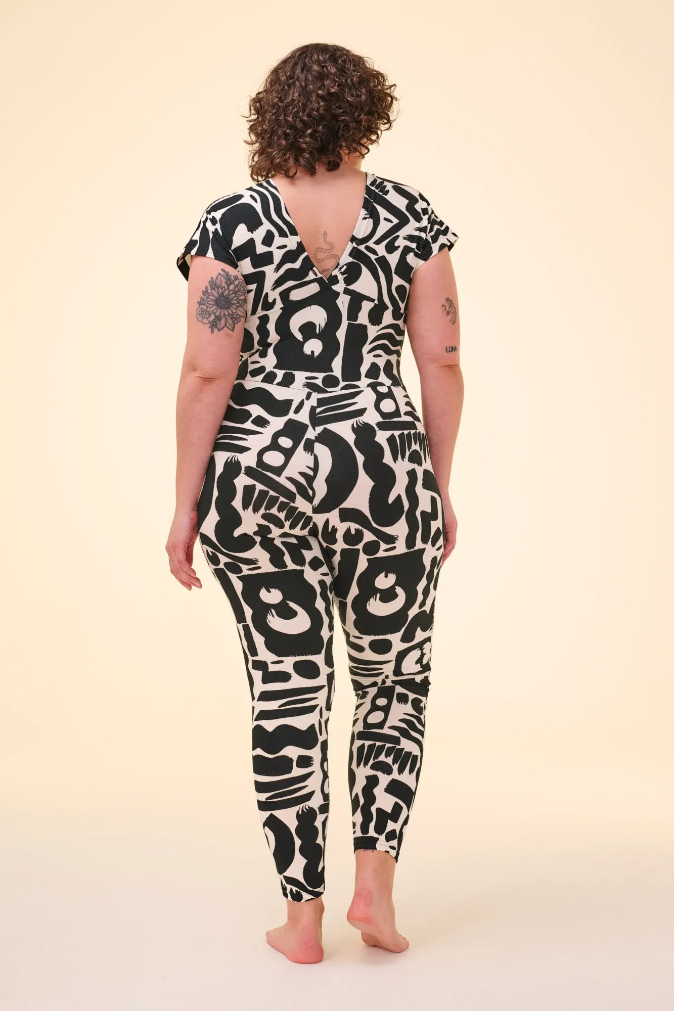 APHRODITE JUMPSUIT - FLOW PRINT