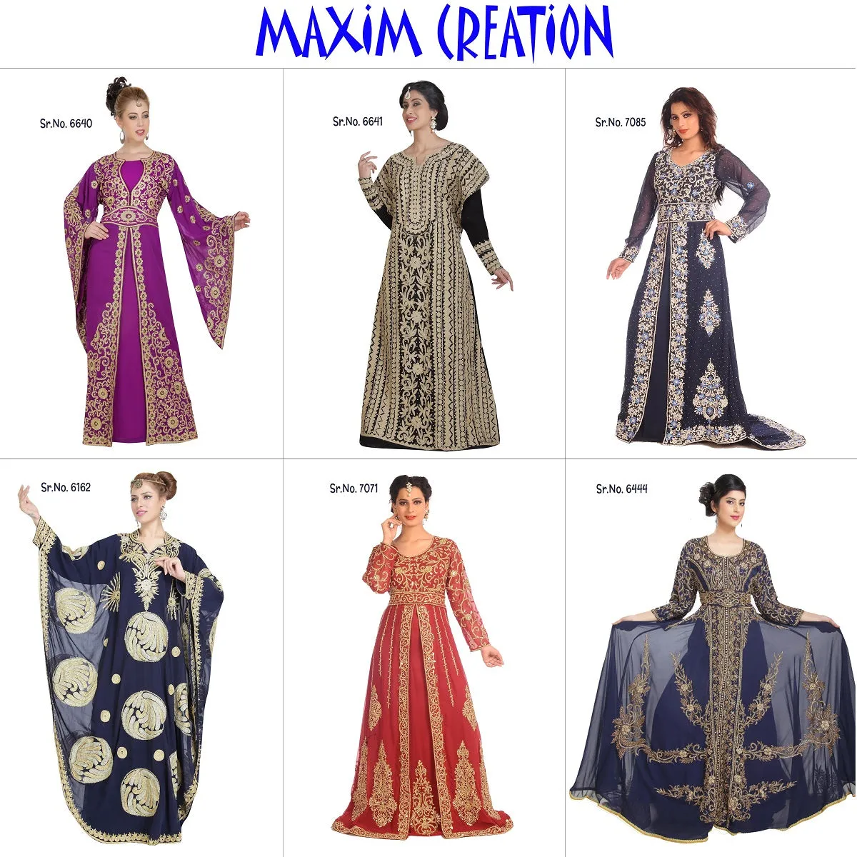 Arabian Gown Designer Caftan