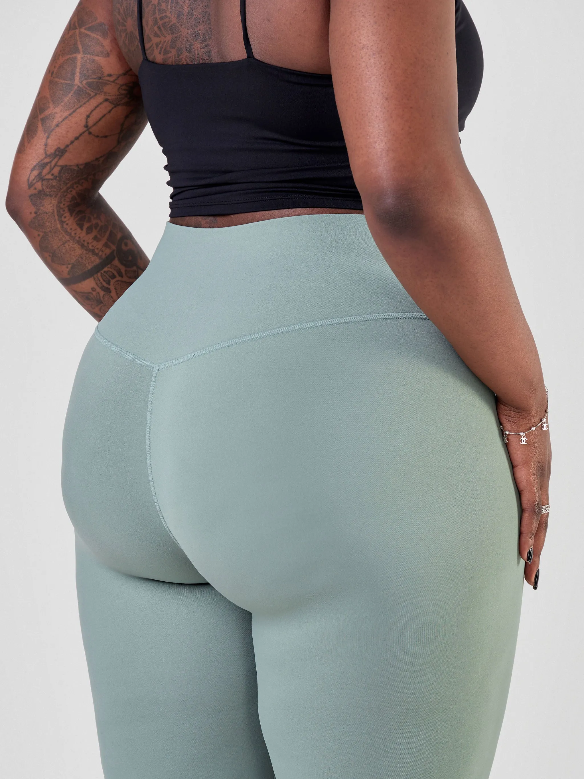 Ava Fitness Bella Workout Leggings - Tidal Blue