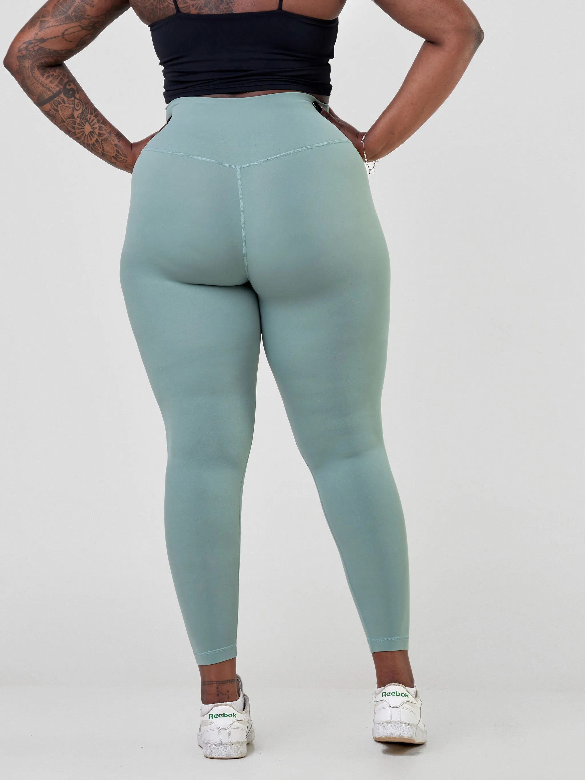 Ava Fitness Bella Workout Leggings - Tidal Blue