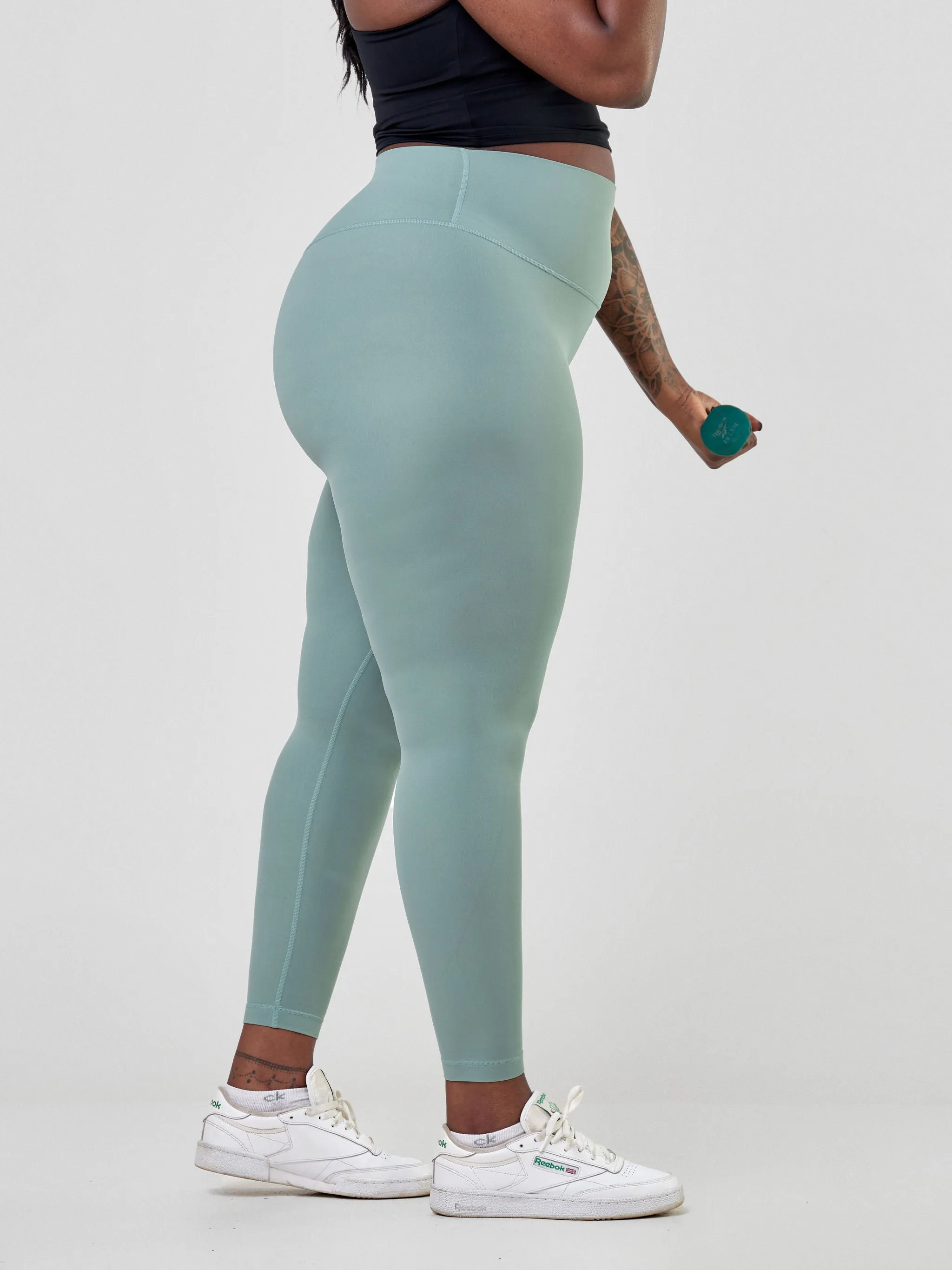 Ava Fitness Bella Workout Leggings - Tidal Blue