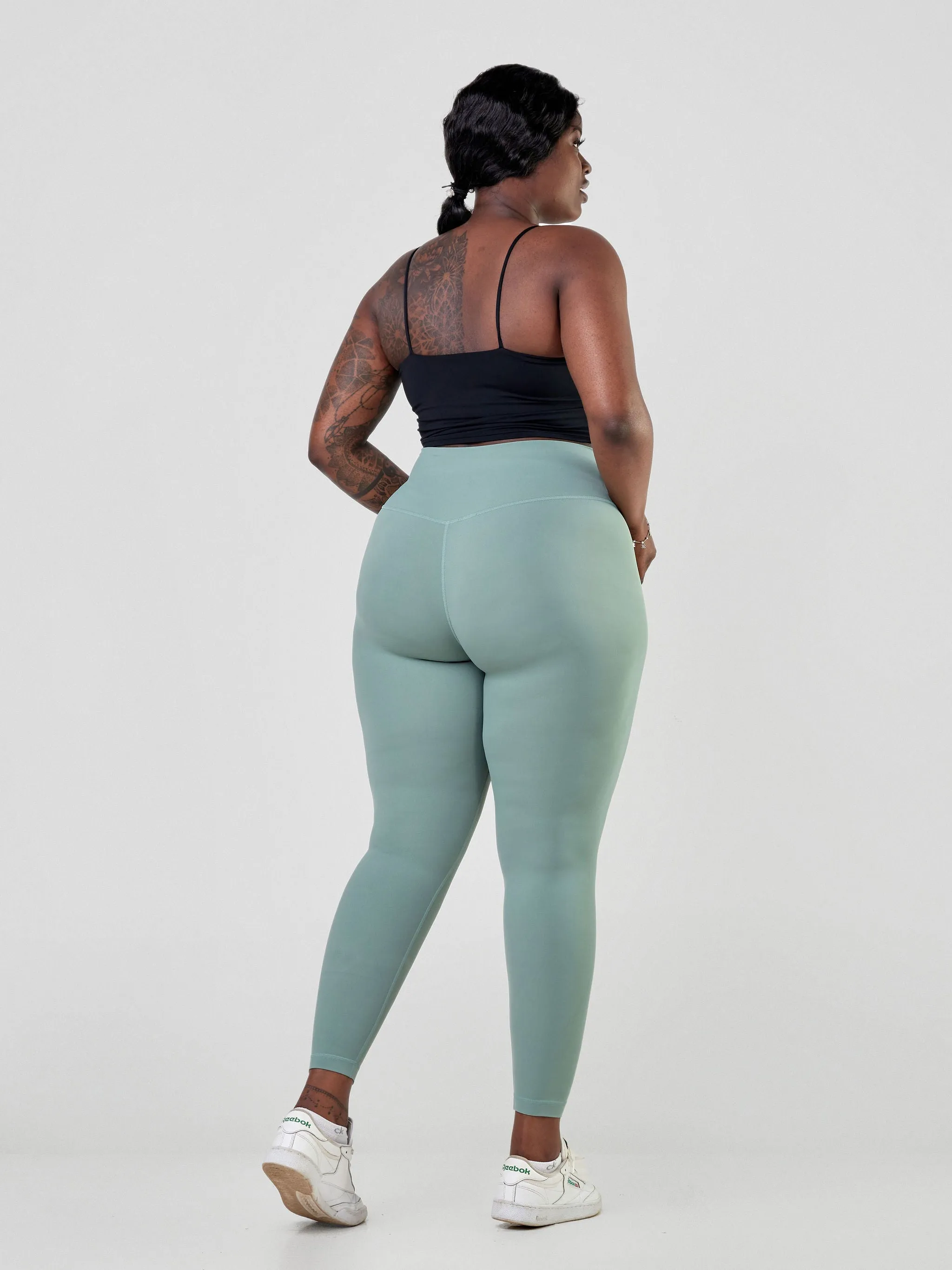 Ava Fitness Bella Workout Leggings - Tidal Blue