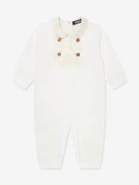 Baby Barocco Romper in White