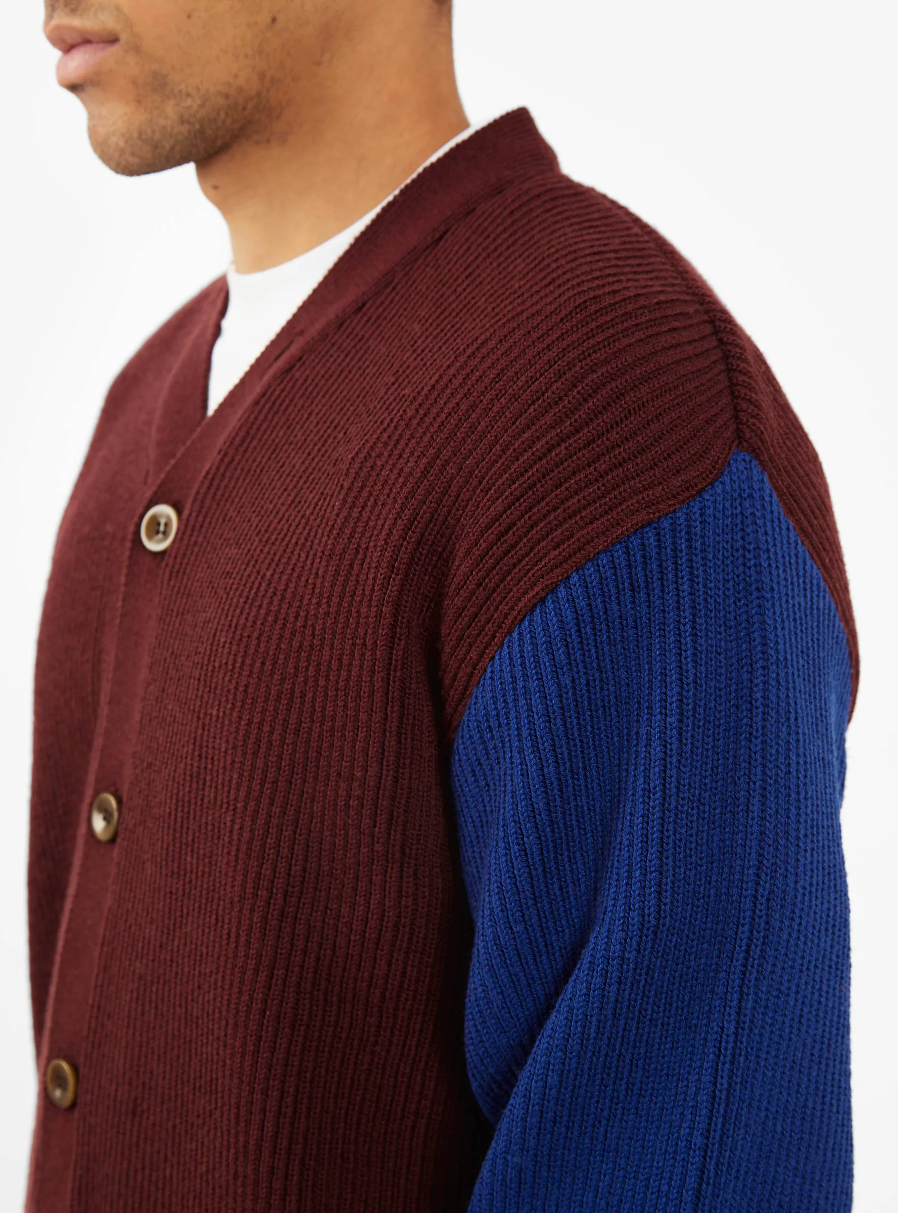 Beacon Cardigan Burgundy