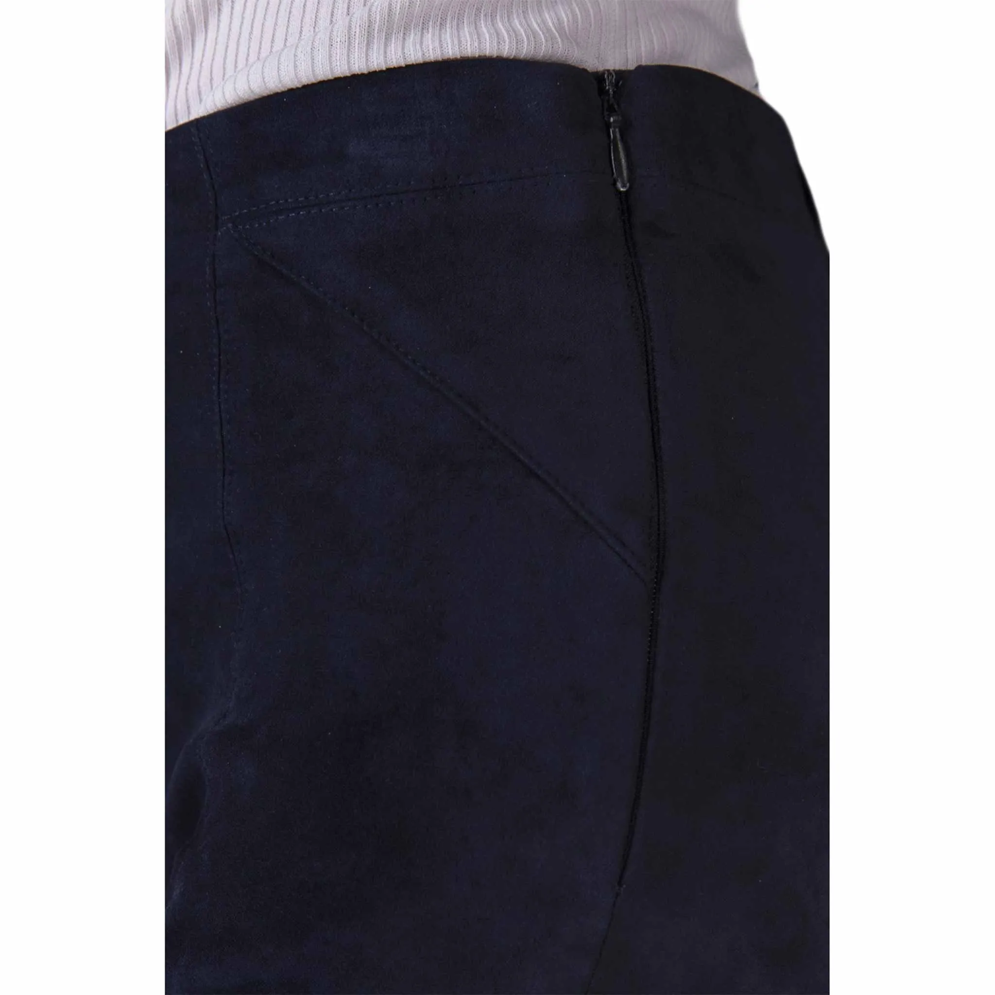 Bluefire Broek Donna Vegan Suede Marine