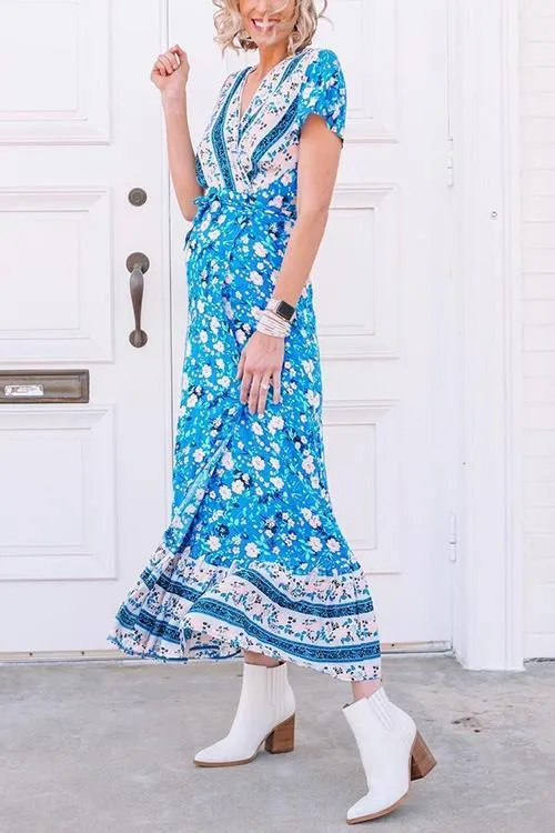 Bohemian Floral Maxi Dress