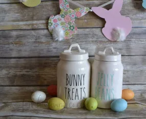 Bunny Treats or Jelly Beans Easter Decals