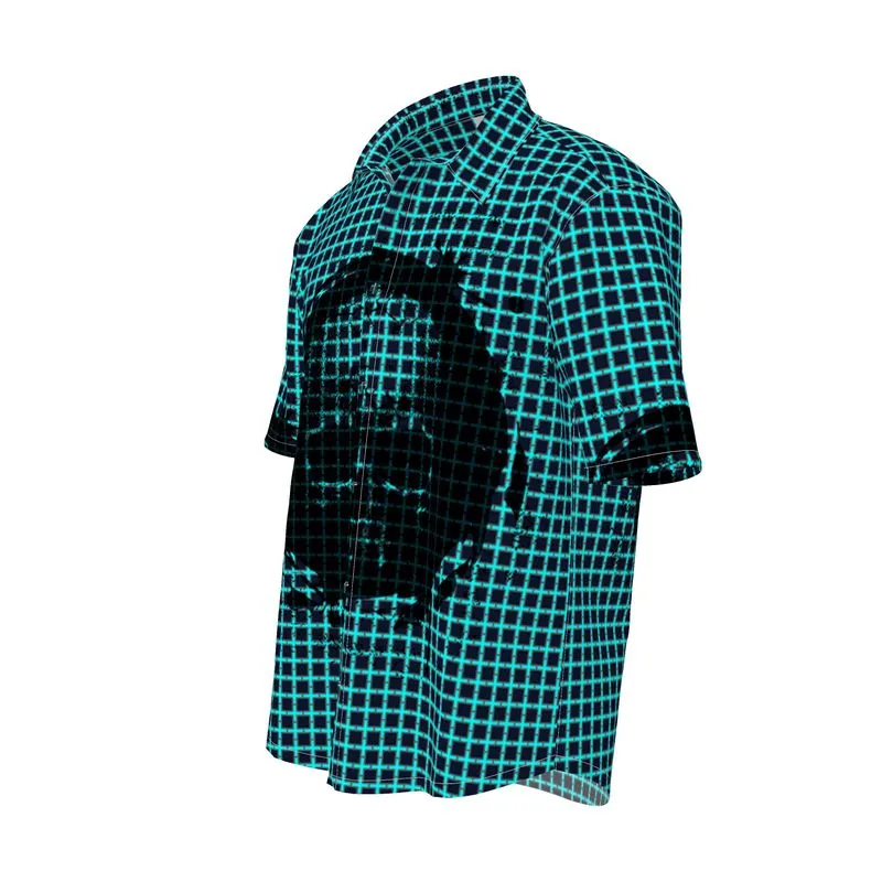 Cartesian Skull Mens Short Sleeve Shirt