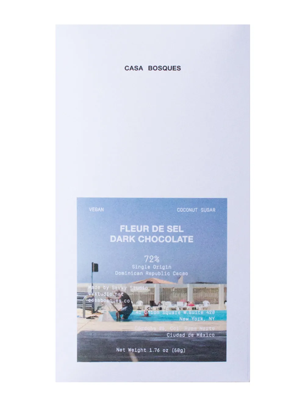 Casa Bosques: Fleur de Sel Chocolate Bar