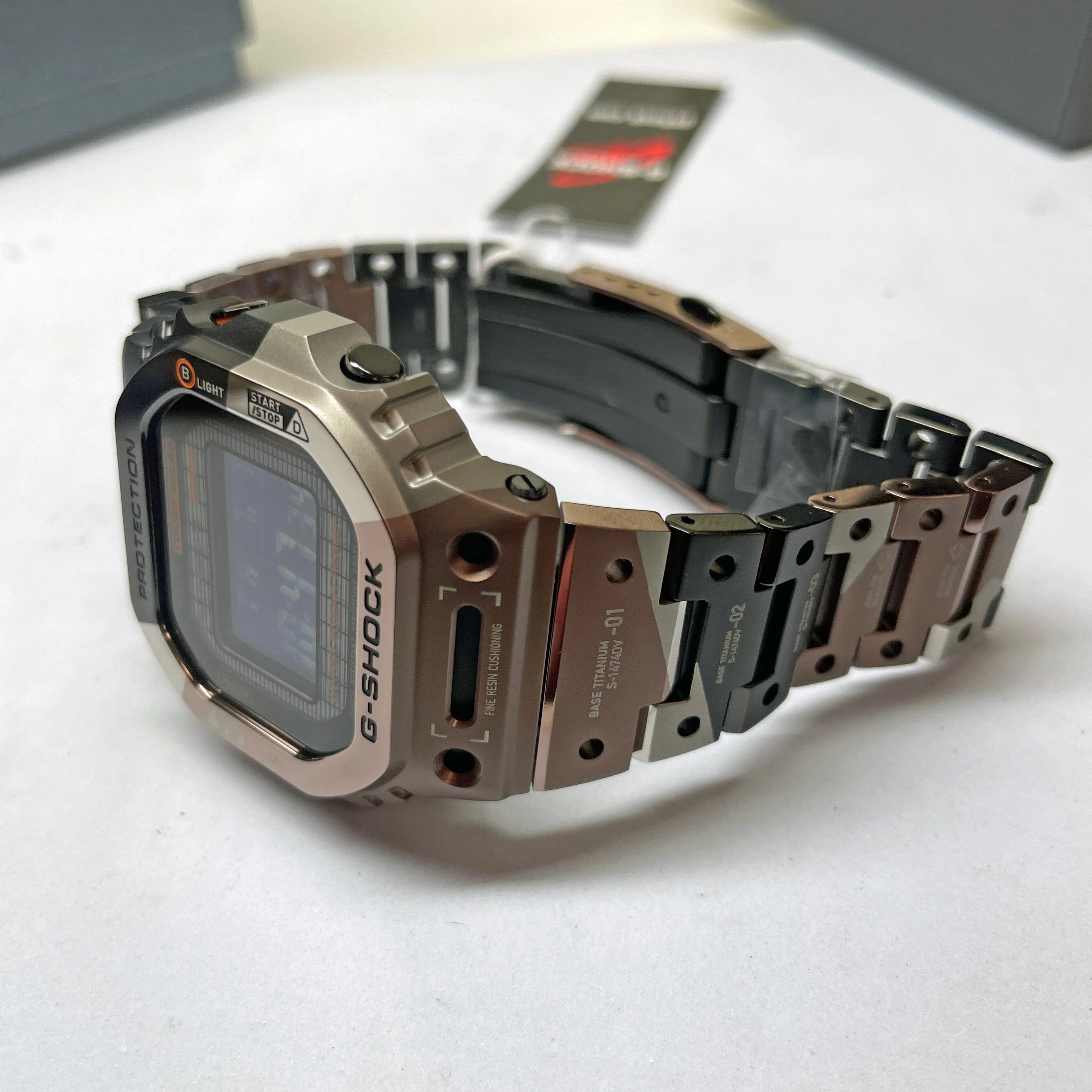 Casio G-SHOCK 5600 Virtual Armor II Digital Titanium Watch GMWB5000TVB-1 Limited