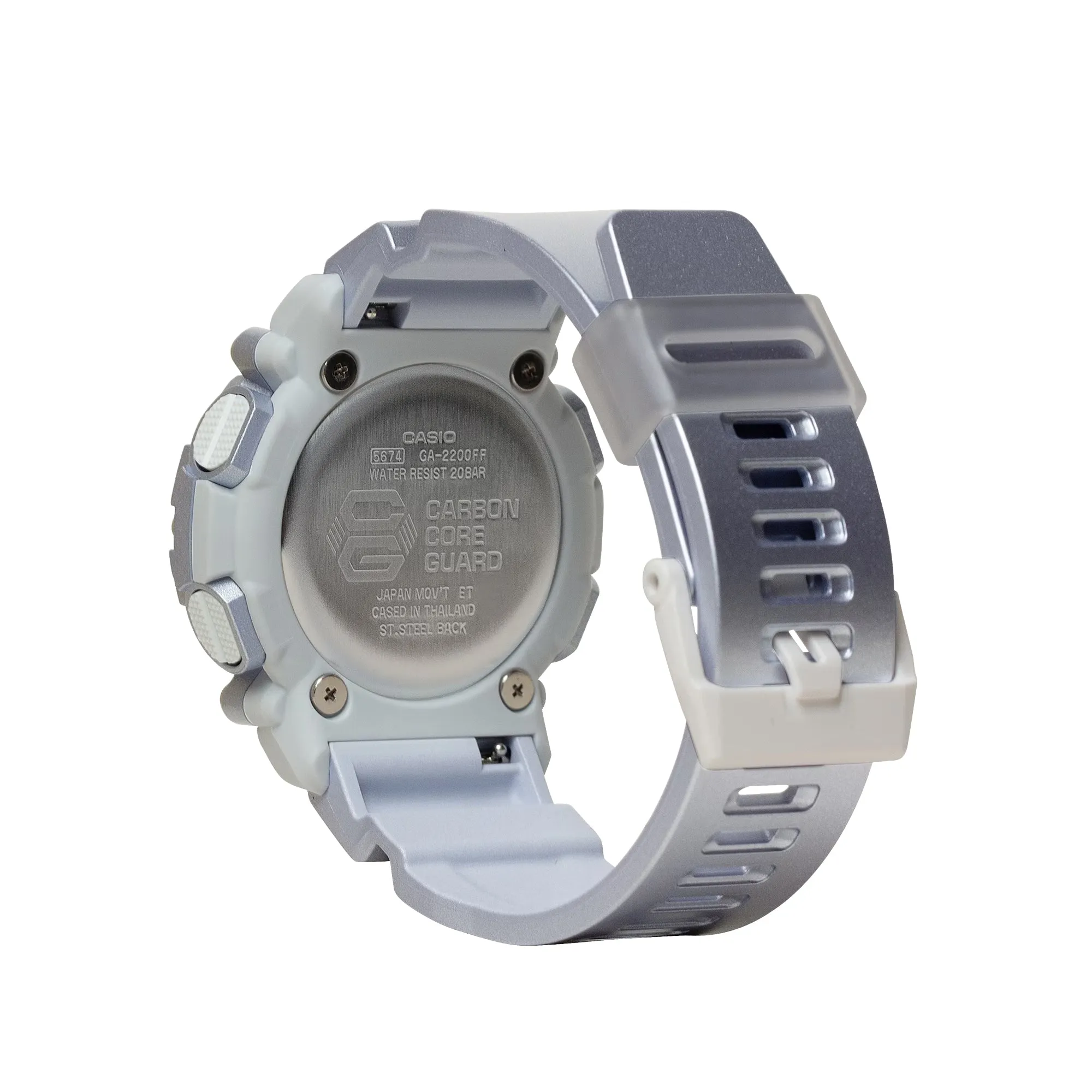 CASIO G-Shock GA2200FF-8A Forgotten Future Silver Metallic Watch Limited