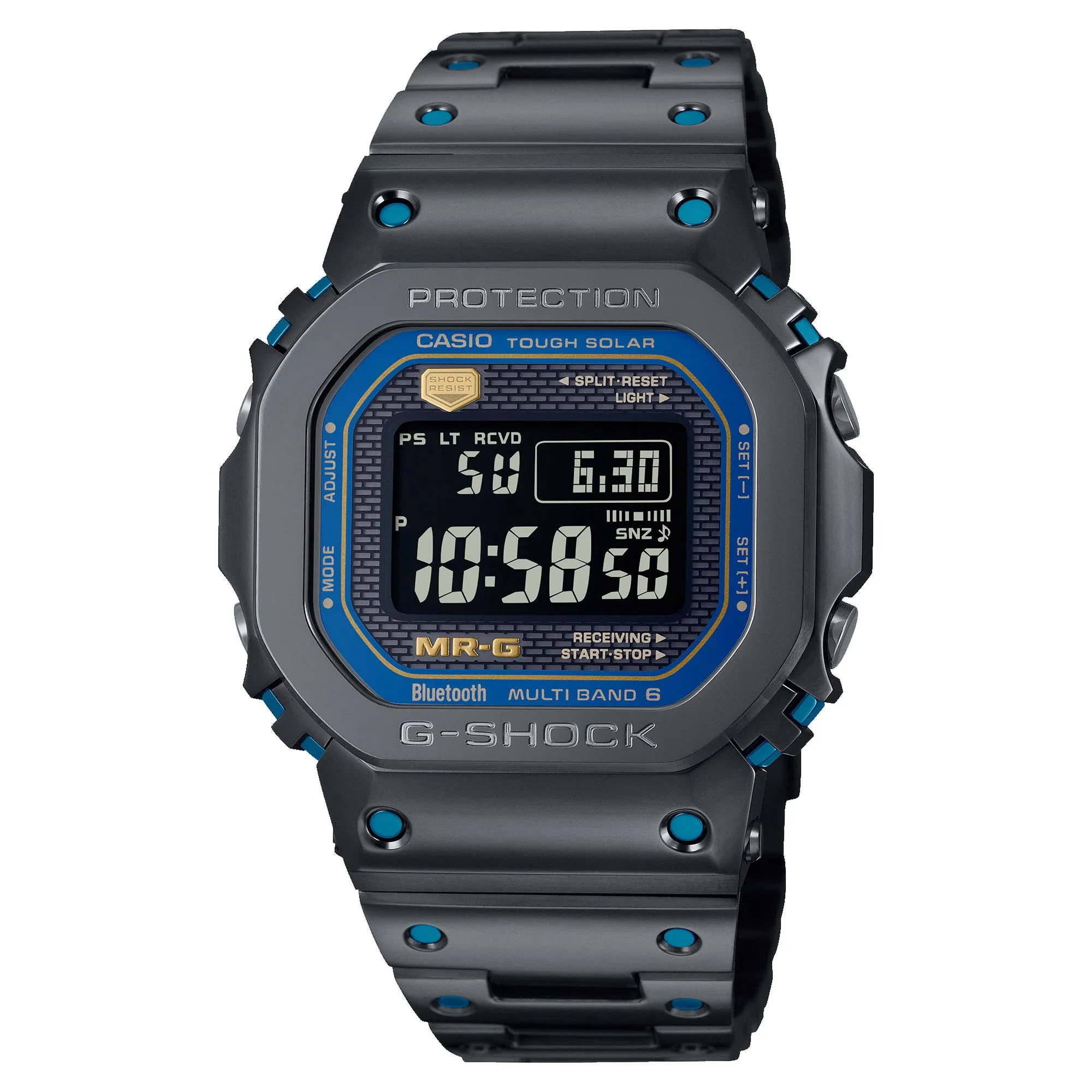 Casio G-SHOCK MRG Ao Zumi Blue Black Titanium Square MRGB5000-BA1 Watch Limited Edition