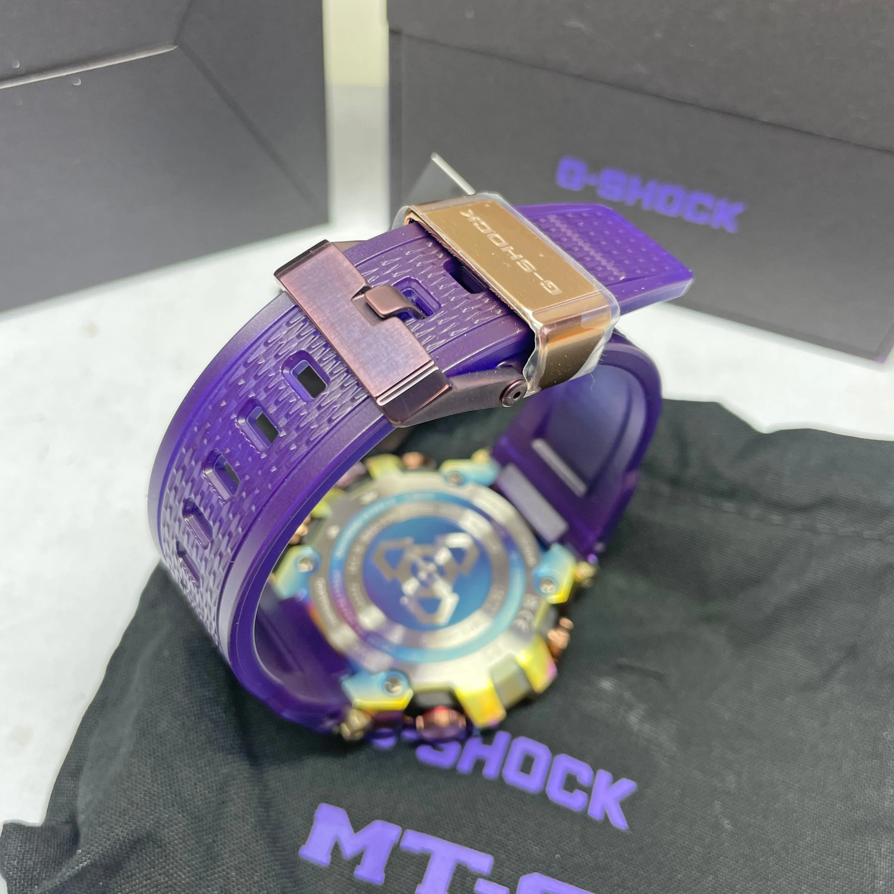 Casio G-Shock MTGB3000PRB-1 Aurora Oval Rainbow Purple Limited Edition MTG Watch