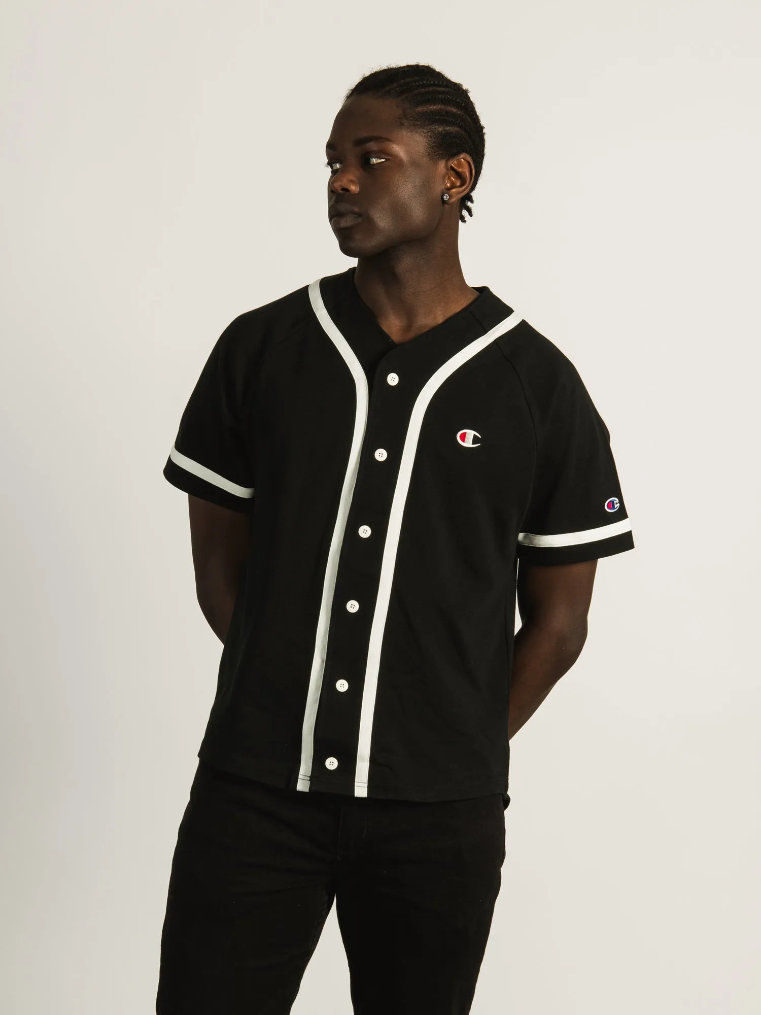 CHAMPION BRAIDED BASEBALLL JERSEY