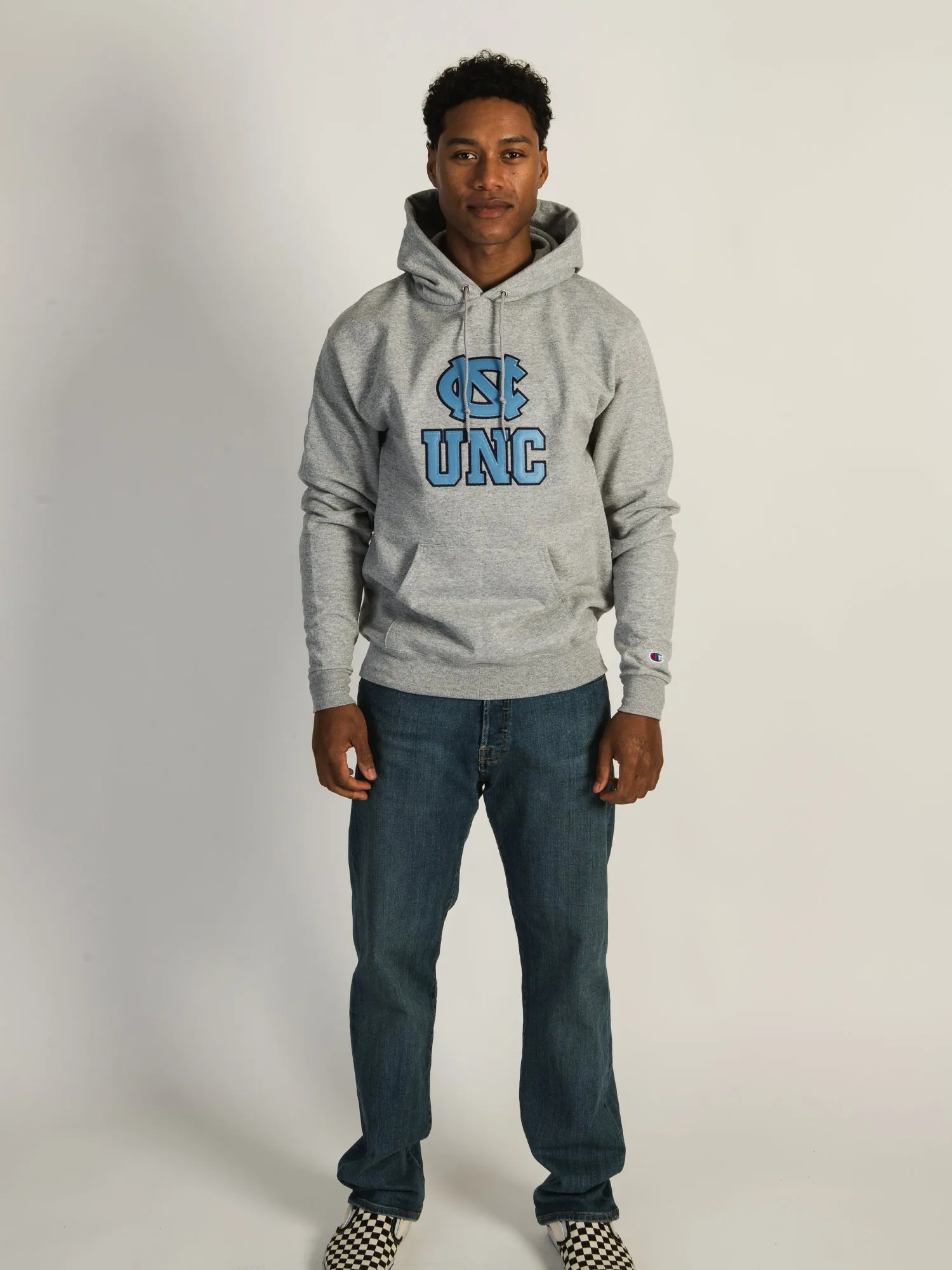 CHAMPION CAROLINA BIG LOGO PULLOVER HOODIE