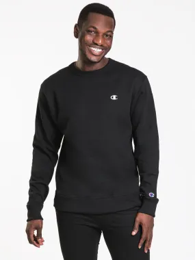 CHAMPION COLOUR POP CREW - BLACK - CLEARANCE