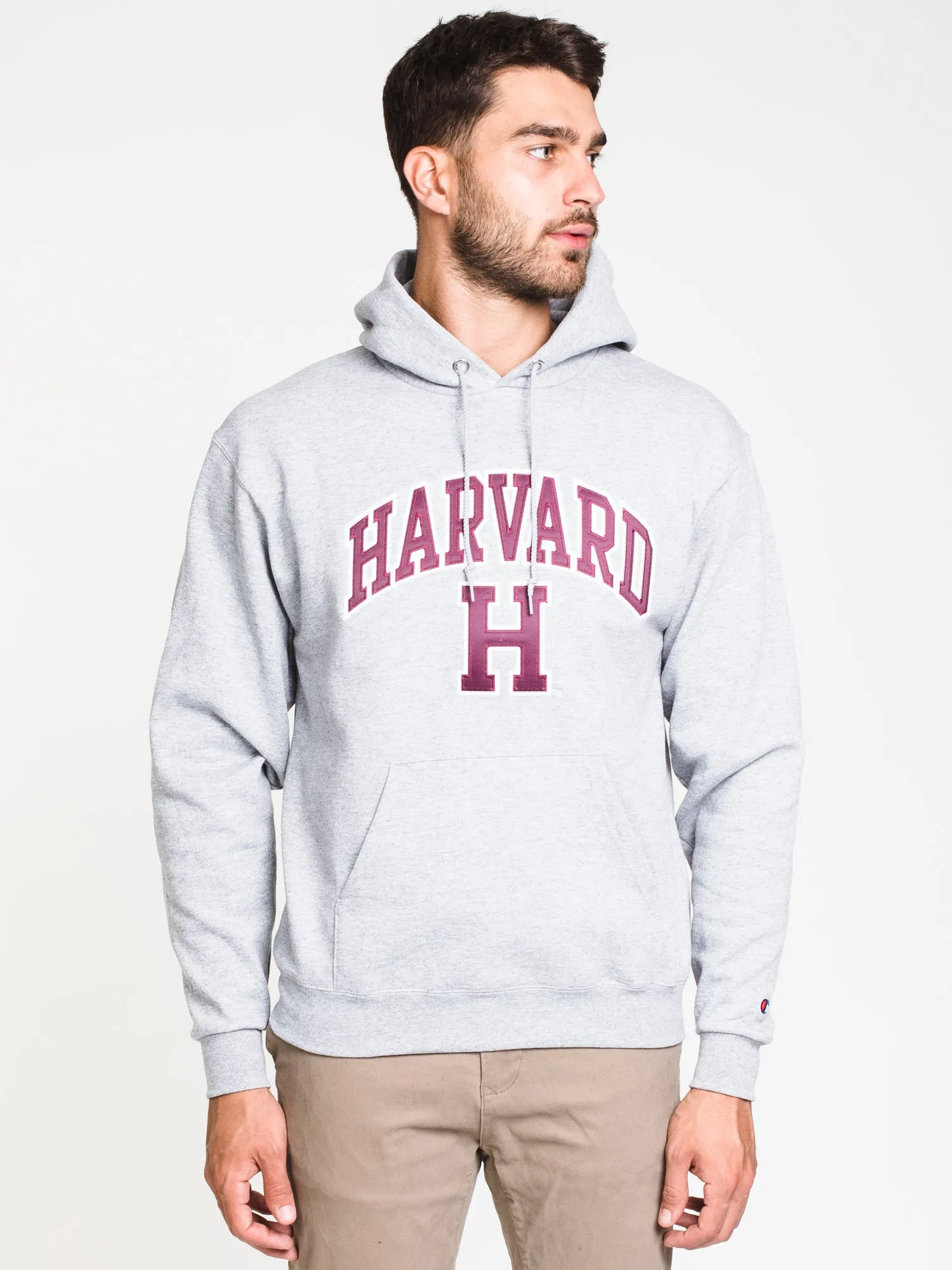 CHAMPION ECO POWERBLEND HARVARD UNIVERSITY HOODIE - CLEARANCE