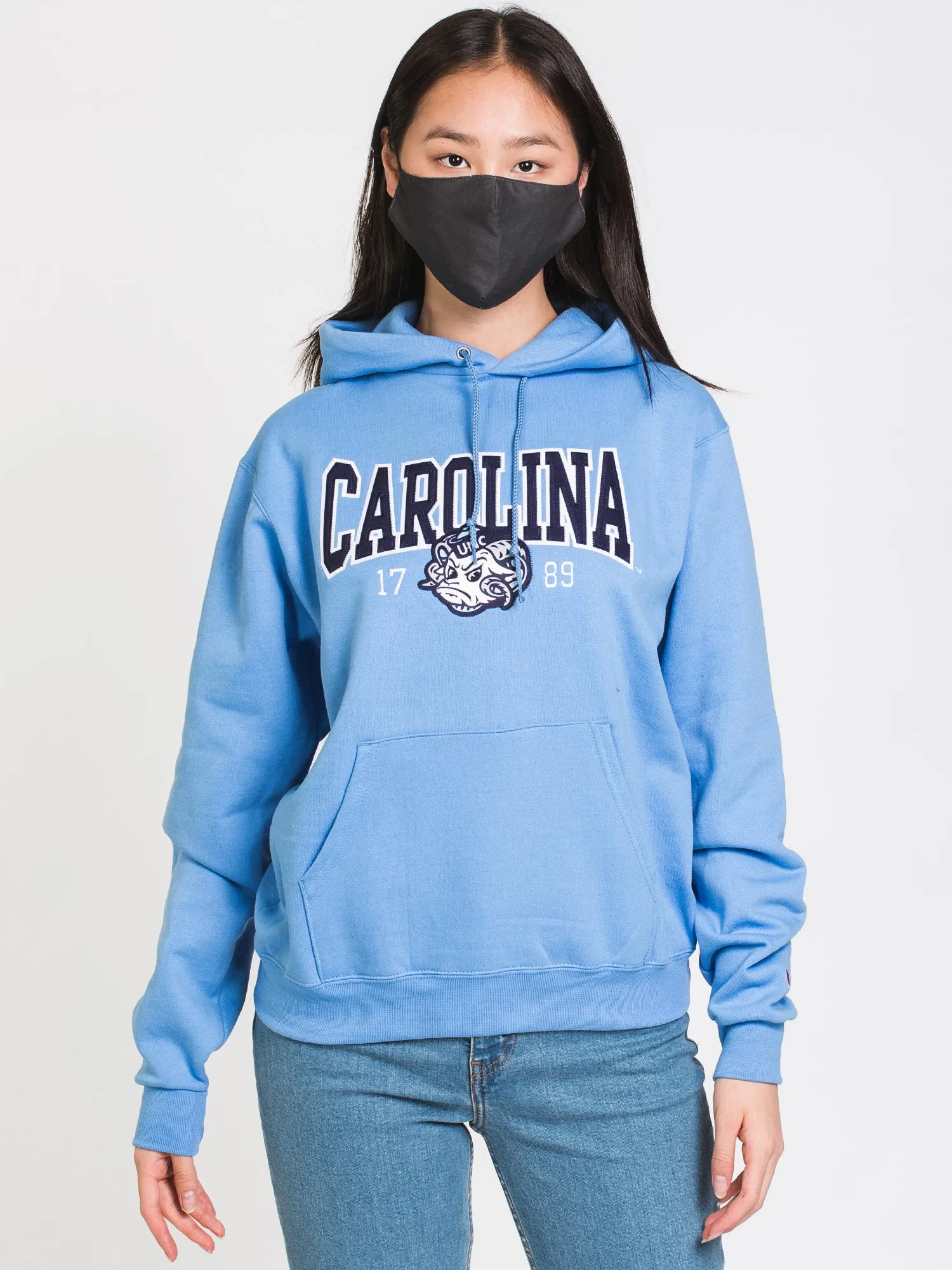 CHAMPION ECO POWERBLEND UNIVERITY OF NORTH CAROLINA HOODIE - CLEARANCE