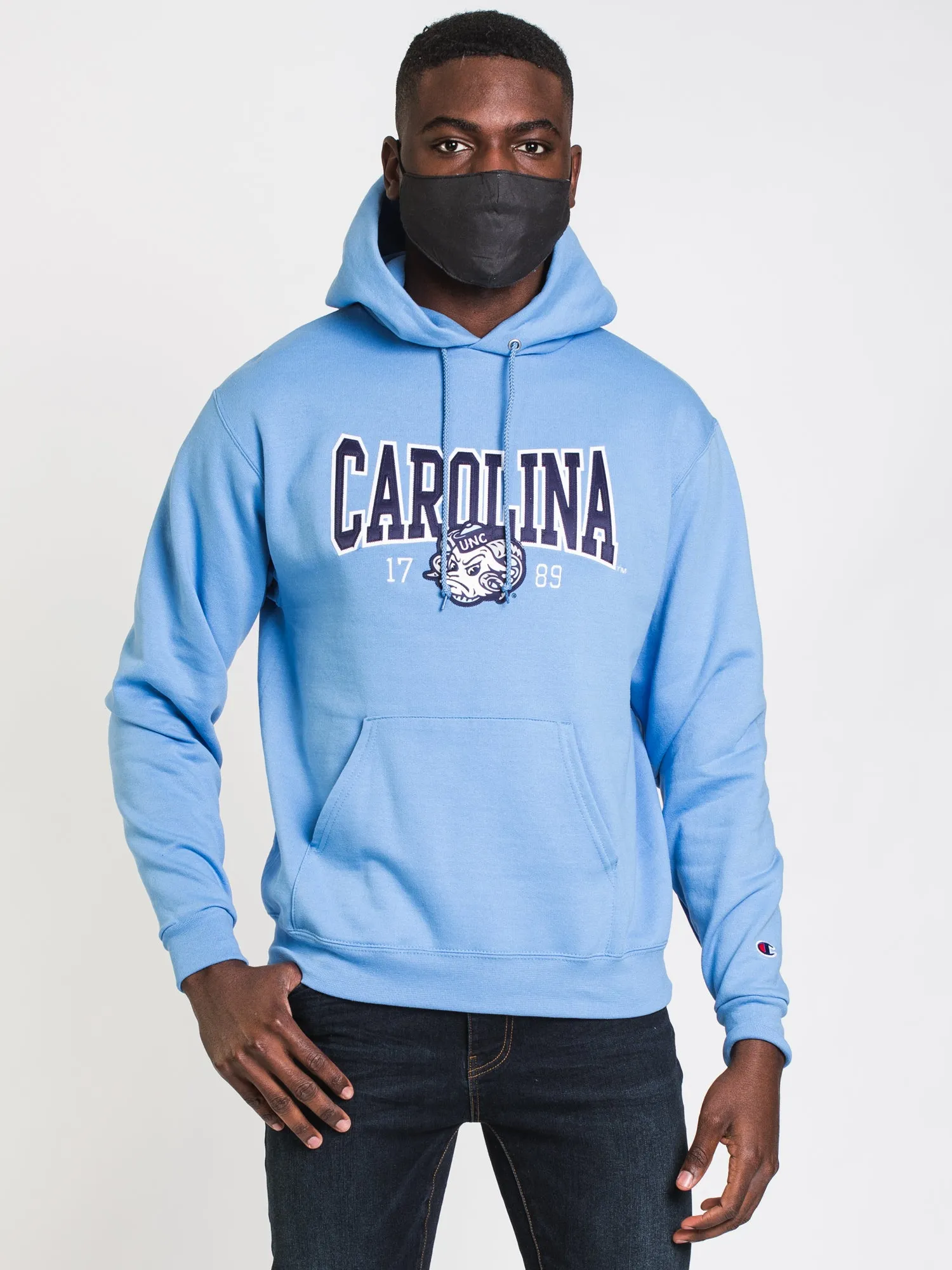 CHAMPION ECO POWERBLEND UNIVERITY OF NORTH CAROLINA HOODIE - CLEARANCE