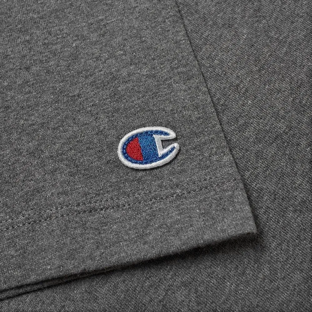 Champion Embroidered Big Script T-Shirt Dark Grey