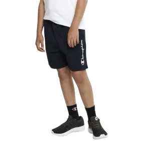 CHAMPION JUNIOR SCRIPT JERSEY NAVY SHORTS