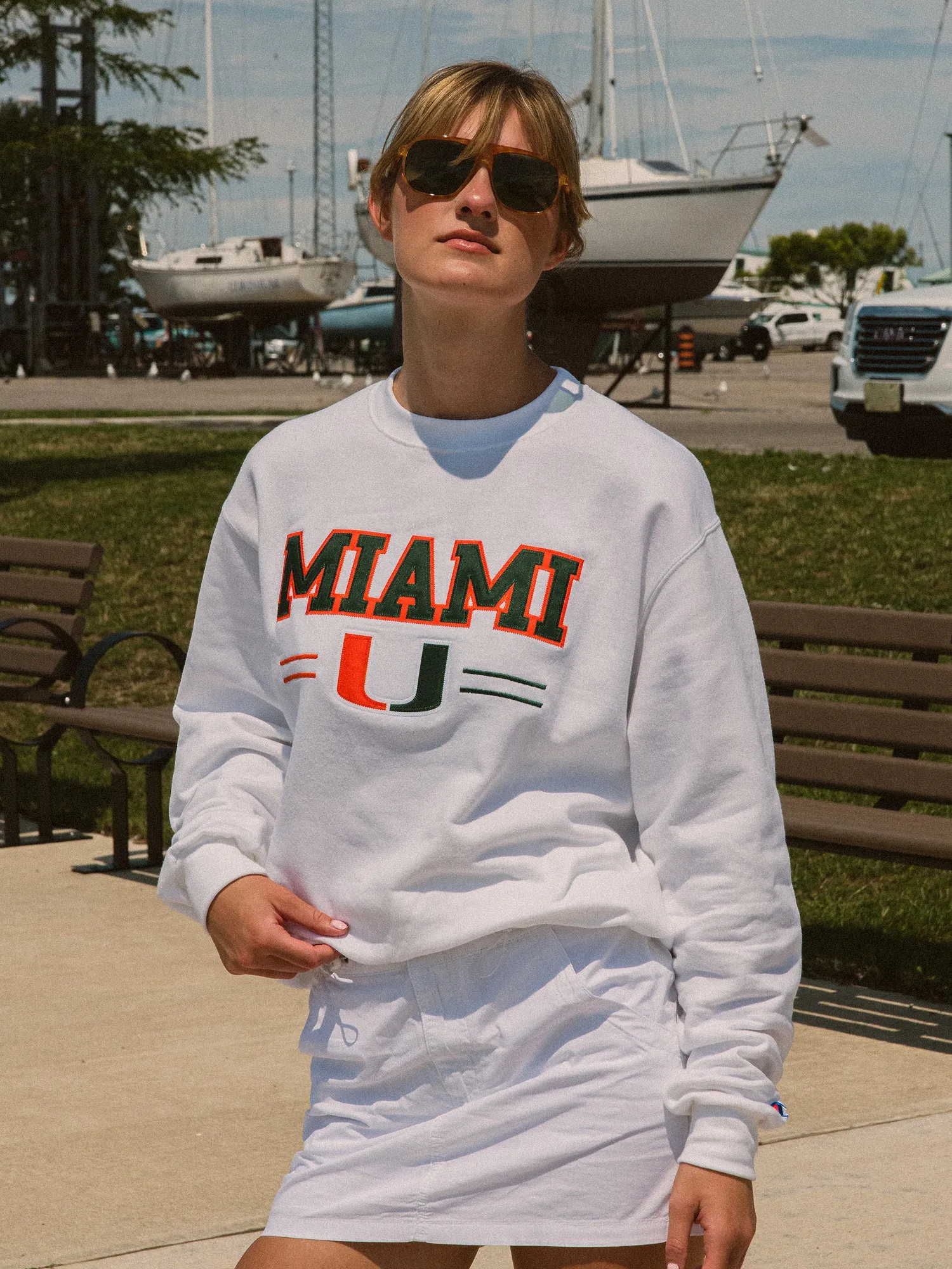 CHAMPION MIAMI U CREWNECK