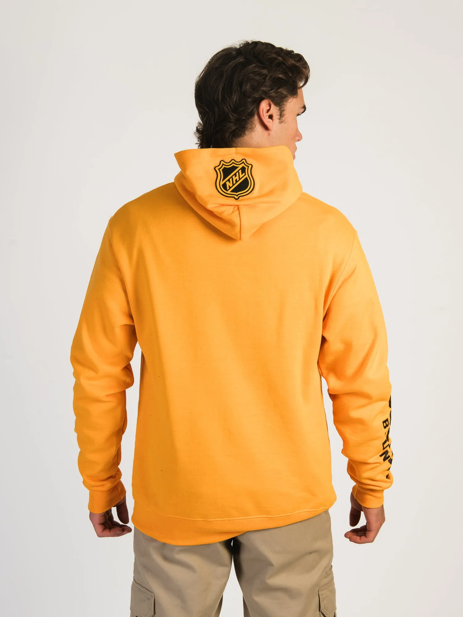 CHAMPION NHL BOSTON BRUINS CENTER ICE PULL OVER HOODIE