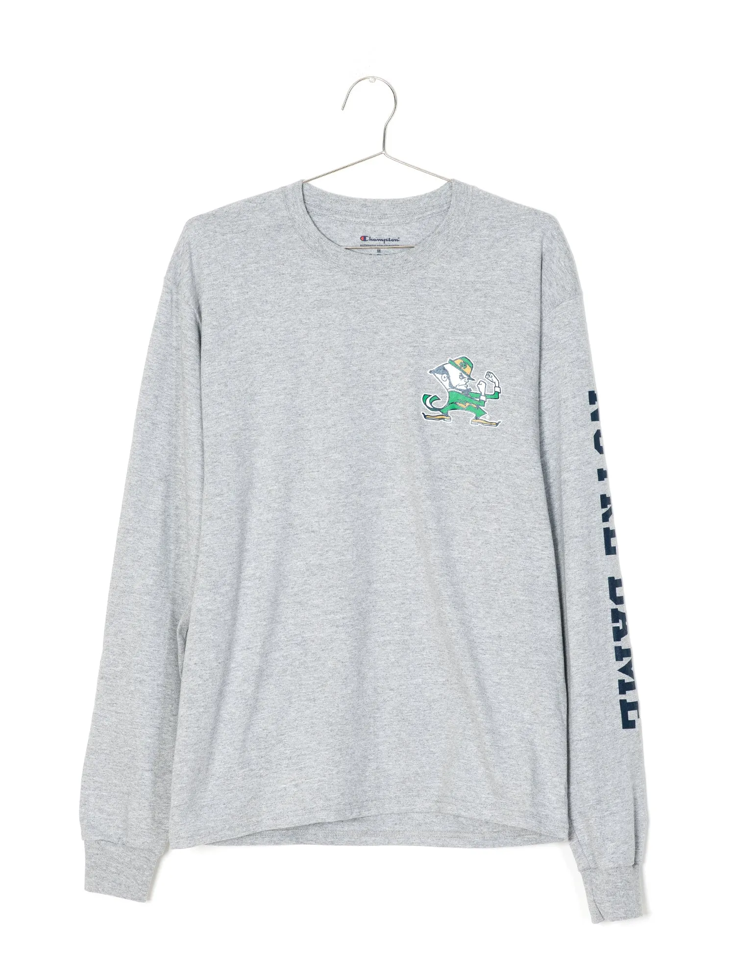 CHAMPION NOTRE DAME LONG SLEEVE TEE  - CLEARANCE