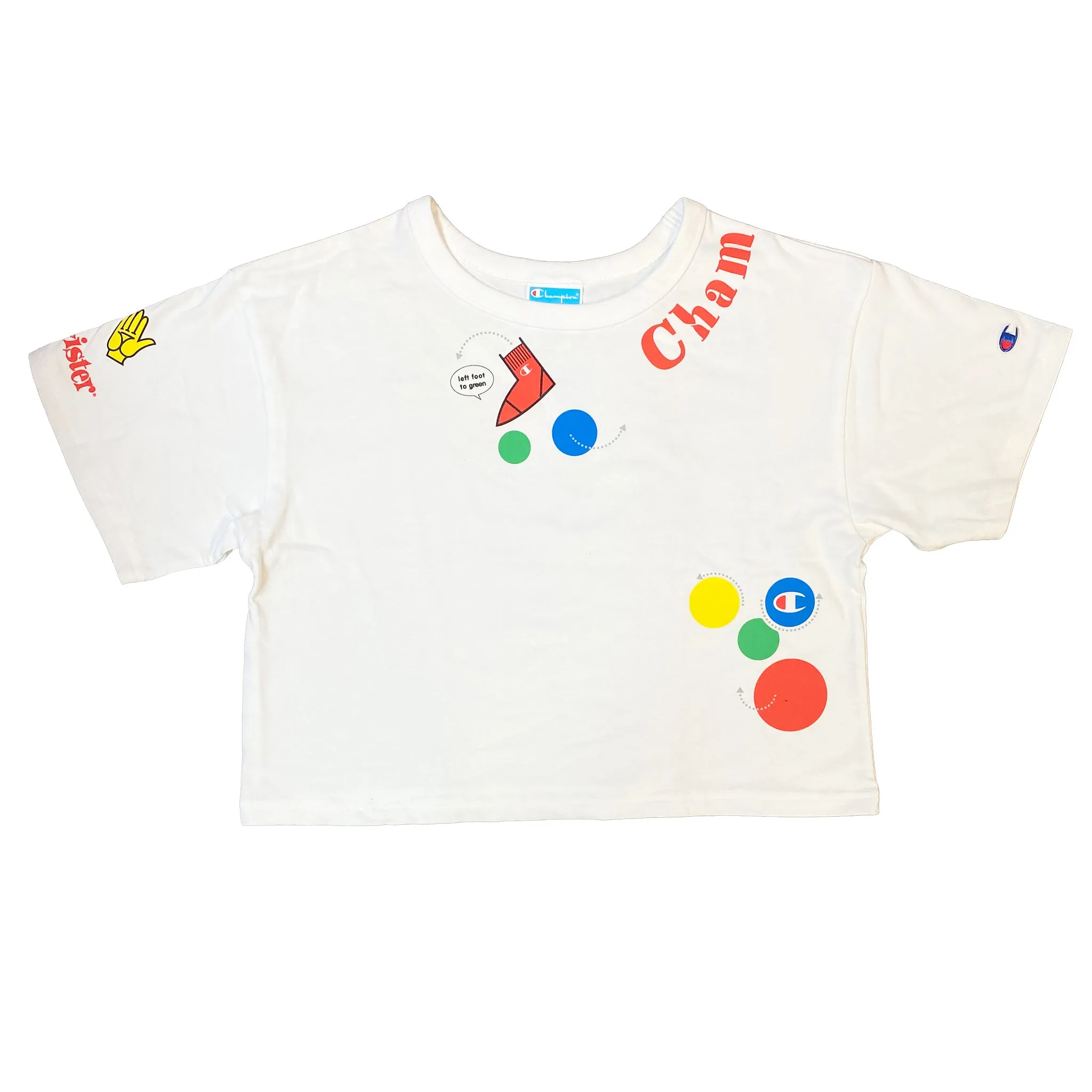 Champion x Hasbro Twister Women's Cropped Heritage Tee