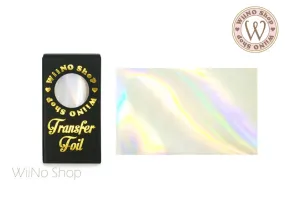 Clear Holographic Nail Transfer Foil (CH-09)