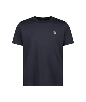 Cotton Zebra Logo T-Shirt - Navy