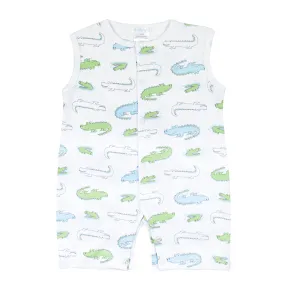 Crocodile Printed Romper | Baby Boy